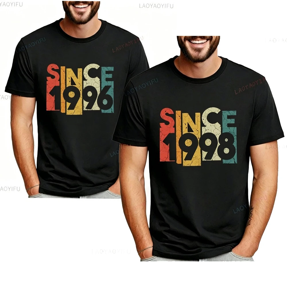 Camiseta retro de los años 90, 1998, 1997, 1996, 1995, 1994, 1993, 1992, 1991, nacido en los años 90, camiseta vintage, regalo clásico y divertido para el 30º cumpleaños, 35º cumpleaños