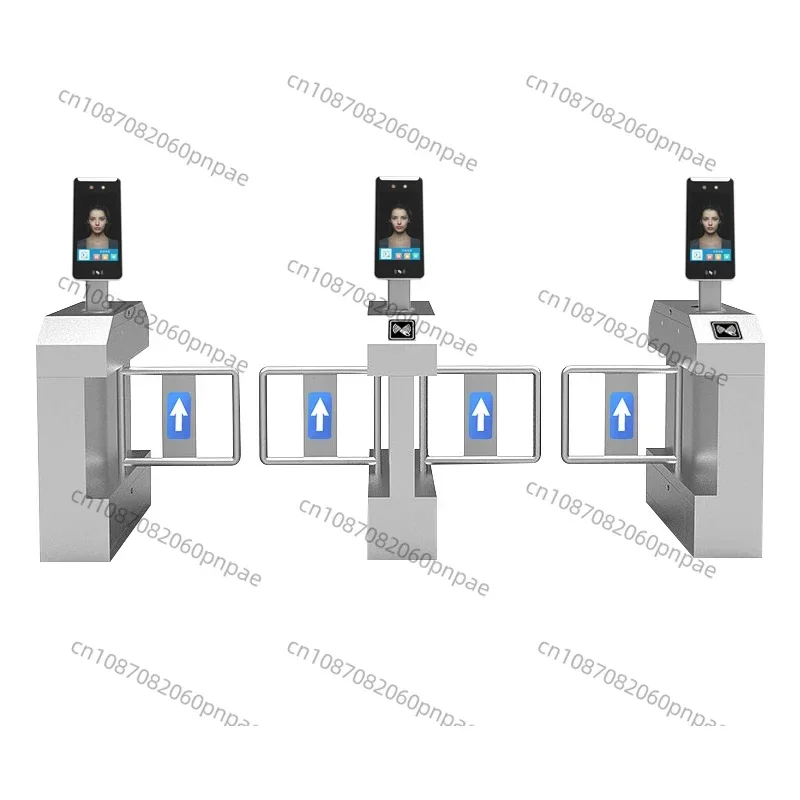 ماسح بصمات الأصابع الأمن Turnstyle Torniquete De Acceso Swing Barrier Speed Gate Turnstile System