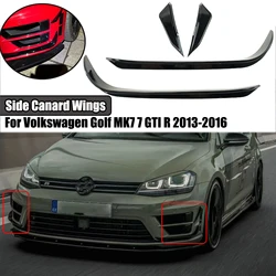 Front Bumper Aero Kit Side Canard Wings For Volkswagen Golf MK7 7 GTI R 2013-2016 RevoZport Style Car Exterior Accessory