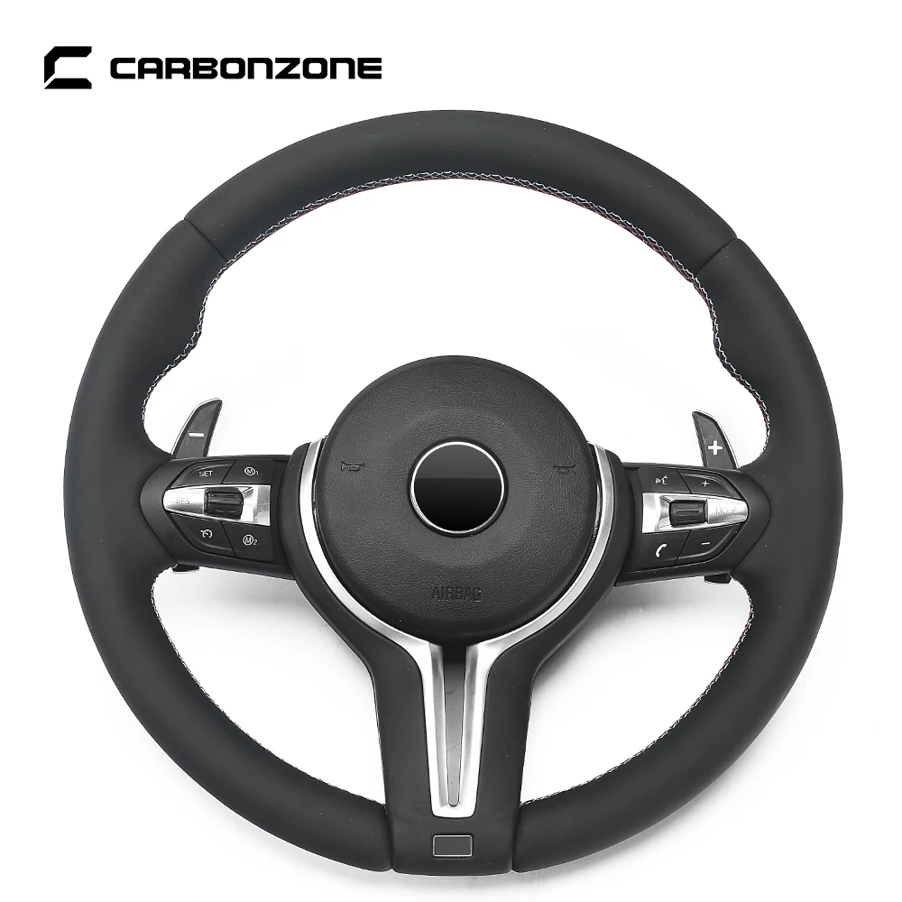 Real Carbon Fiber Steering Wheel MP New Style for BMW 3 4 5 Series Old to New Car Interior Accessories