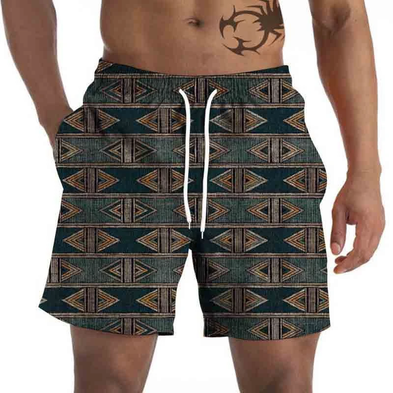 Vintage Coconut Tree 3D Printed Beach Pants New Men's Seaside Casual Loose Short Pants Women Fashion Hawaii Surf Board Shorts