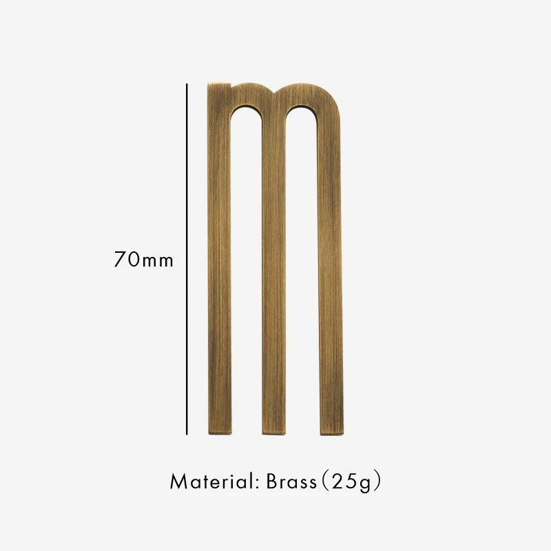 Nurlin 70mm AB kleur Messing Huisnummerborden Appartement Adres Brievenbus Letters Brons