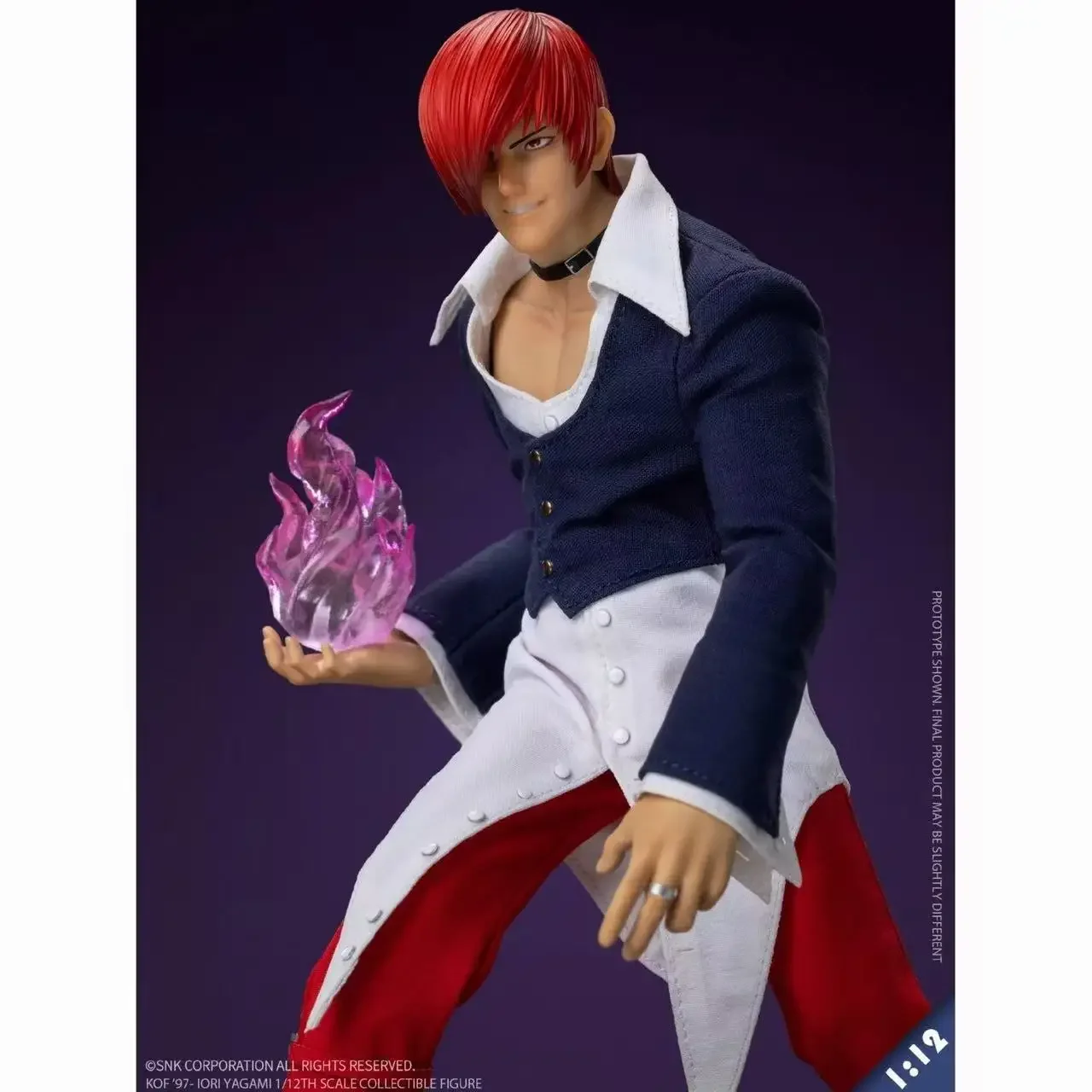 متوفر في المخزون SNK Swallowing Time Studio Boxing King '97 Bashen Temple 1/12 دمية قماشية متحركة