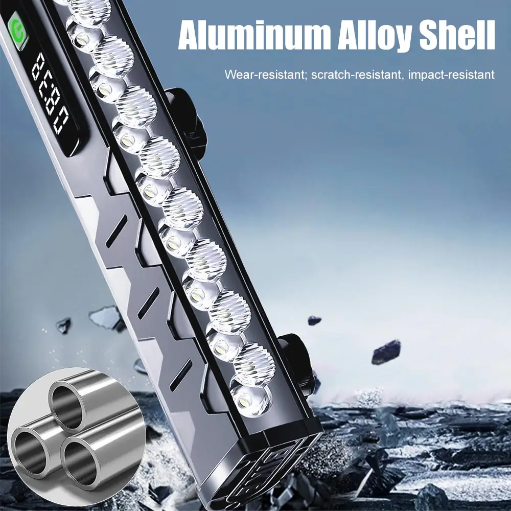 VASTFIRE إضاءة دراجة هوائية الجبهة 25500 التجويف مصباح يدوي مقاوم للماء الدراجة الخفيفة 10000mAh USB شحن الجبلية الطريق الدراجات ملحقات المصابيح #5