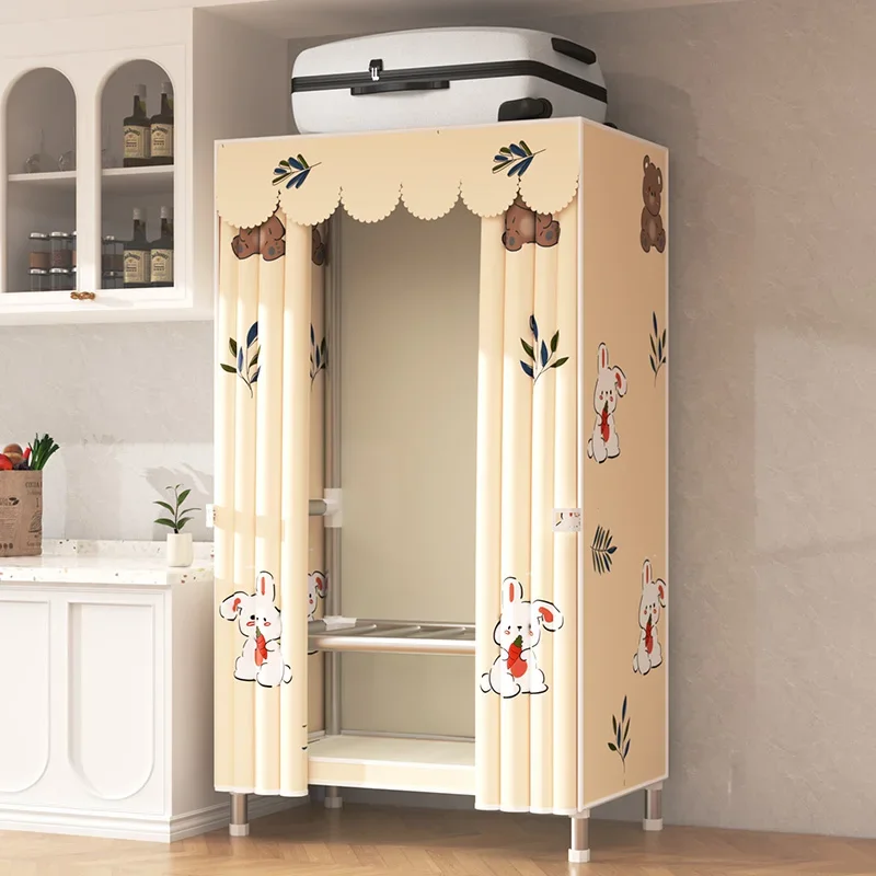 

Nordic Modern Wardrobe Partitions Open Modular Cheap Small Wardrobe Exterior Display Kids Metal Ropero Lounge Suite Furniture