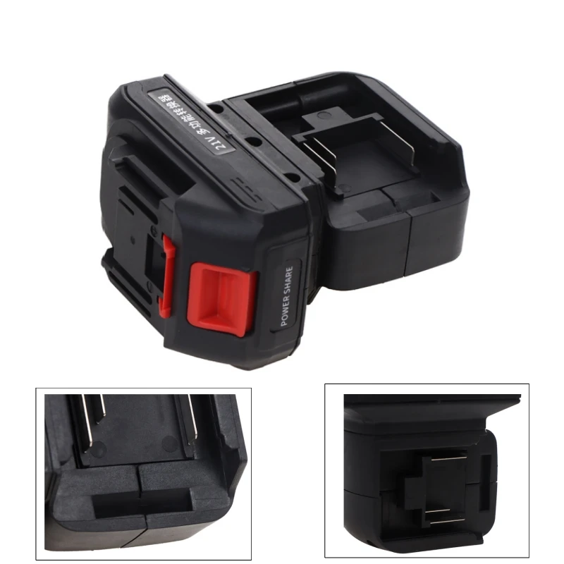 

2 In 1 Battery Adapter Converter For Maki-Ta Impact Drill Wrench Screwdrivers Worklight One-to-two Battery Converter Power Tools