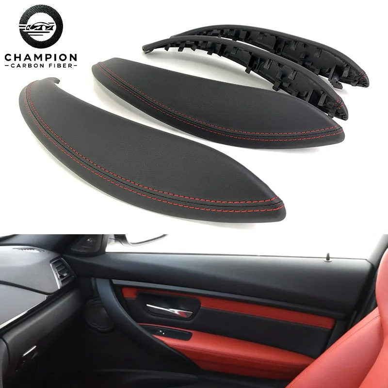 

For BMW Carbon Fiber Interior Center Console Door Handle F30 F31 F32 F34 F36 F80 F82 330i 320i 430i Car Interior Accessories