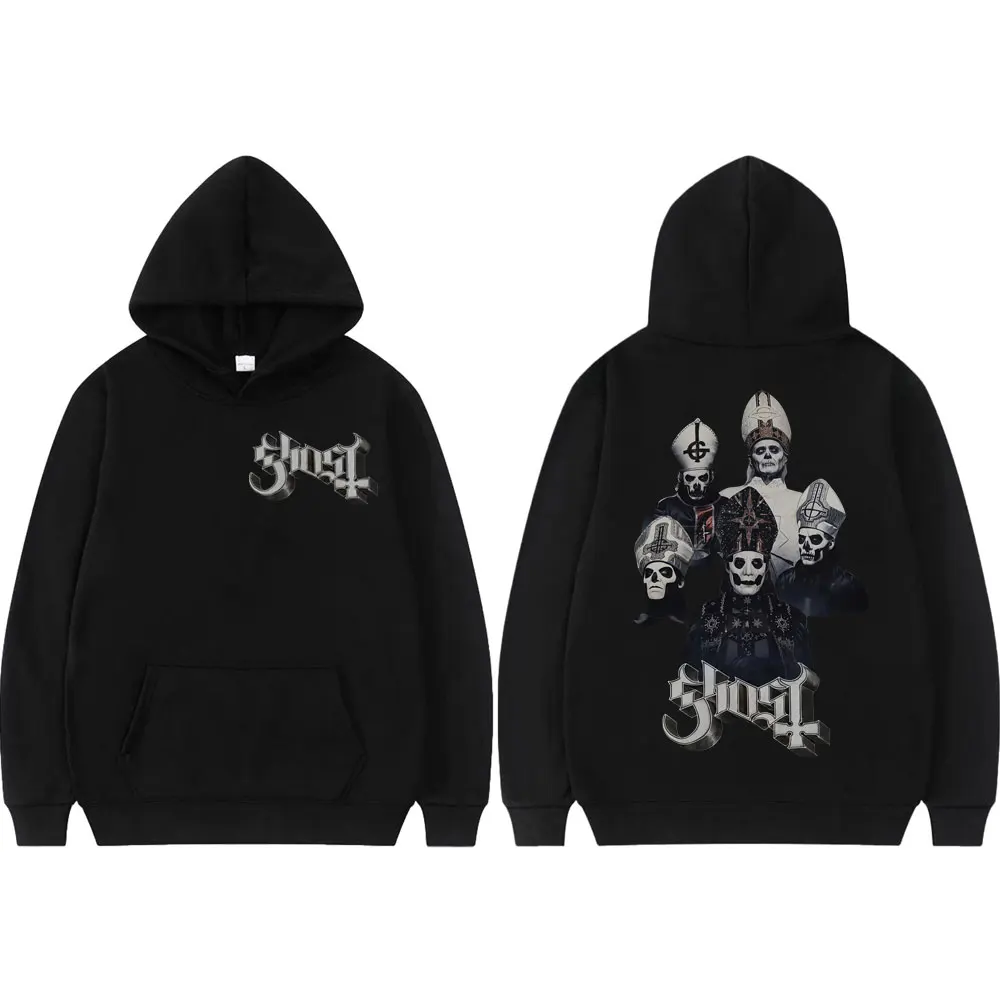 

Rock Band Ghost Merch Hoodie Men Women Clothing Gothic Fashion Sweatshirts Oversized High Quality Fleece Pullovers Streetwear
