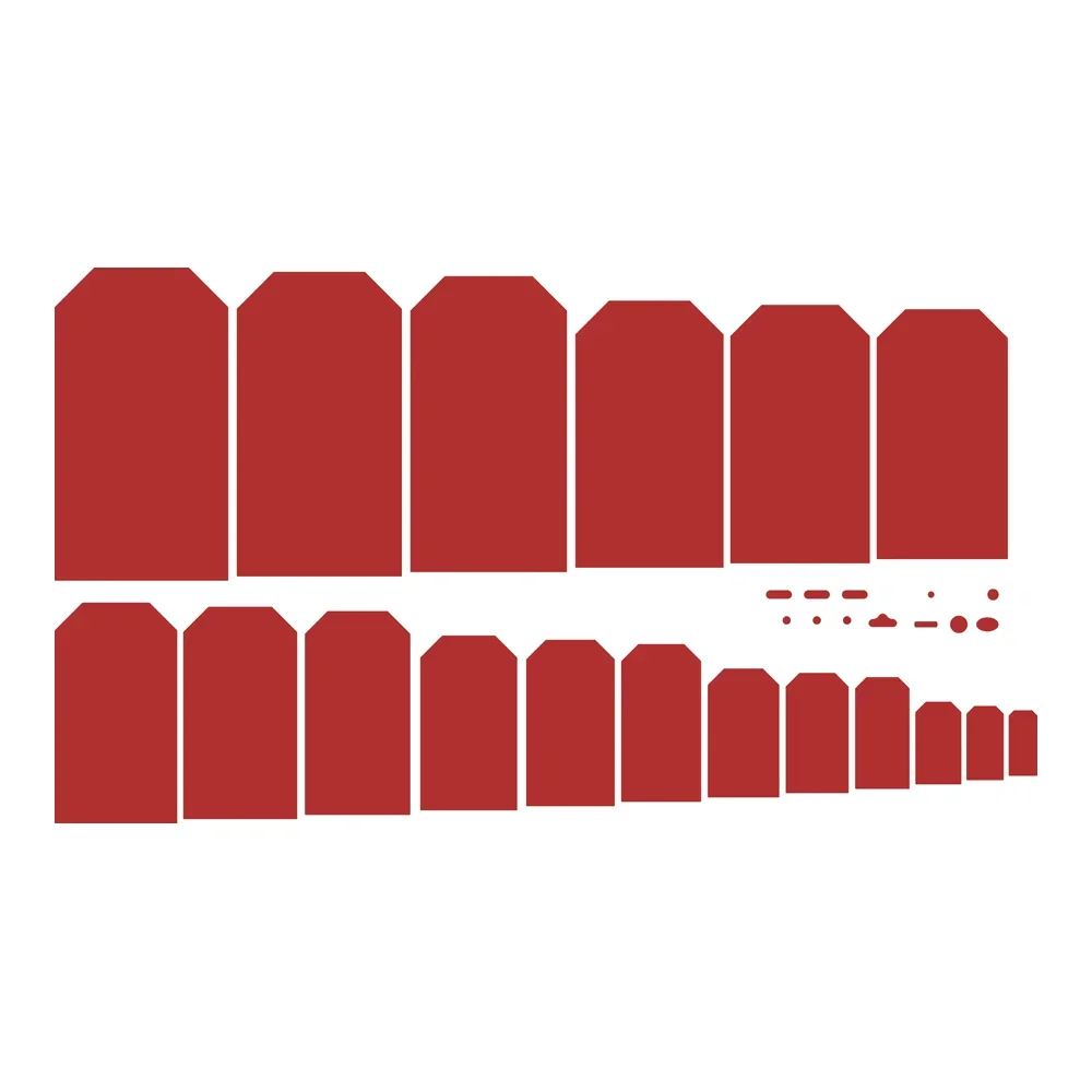 الأساسية الماس يموت مجموعة موازية قطع يموت سجل القصاصات مذكرات الديكور قالب النقش الاستنسل DIY بها بنفسك بطاقات المعايدة #4