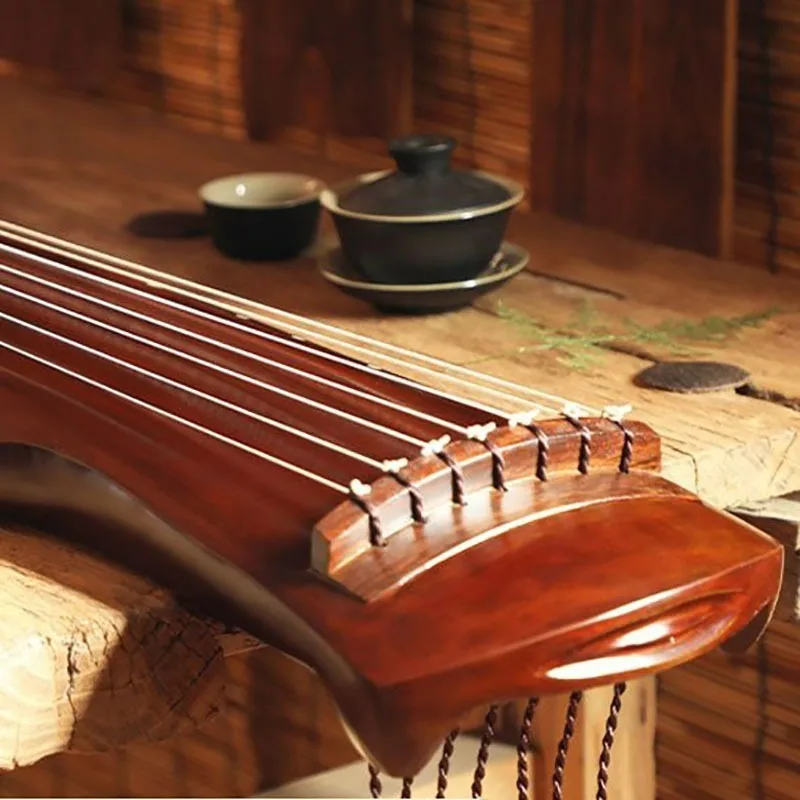 Fuxi Guzheng Handmade Old Tongmu 7-string Zither Beginner\'s Exam Zhongni Professional Chinese Traditional Stringed Instruments