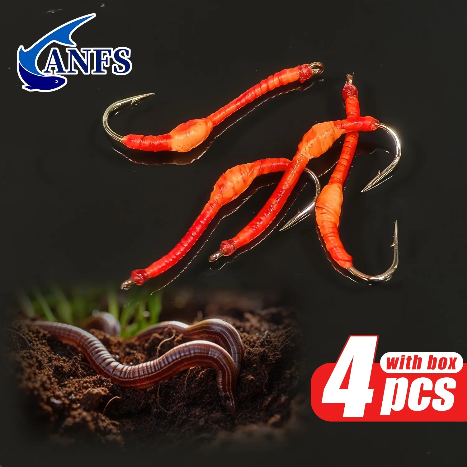 Anfs 4Pcs Fly Fishi…