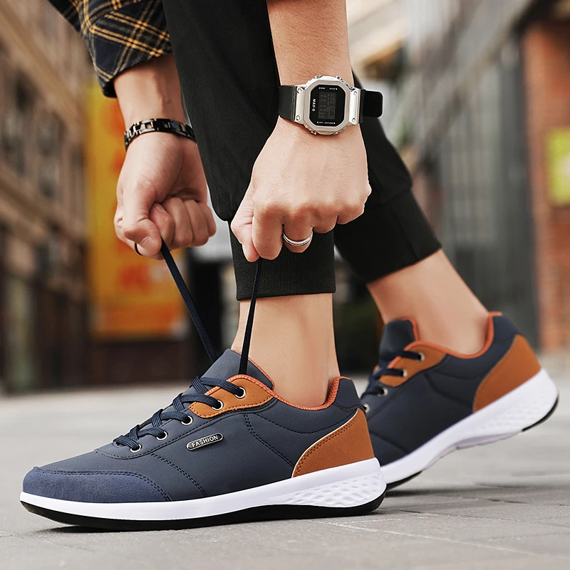 Nouveau Balan hommes chaussures en cuir Sneaker tendance chaussures de Sport respirant hommes baskets chaussures antidérapantes chaussures de vacances pour homme