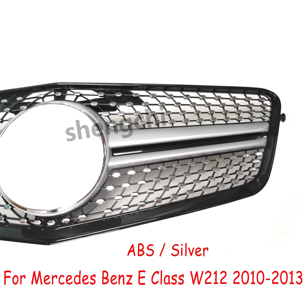 W212 ABS Diamond Style Front Bumper Grill For Mercedes Benz E Class W212 Pre-facelift E200 E250 E300 E350 E400 grill 2010-2013