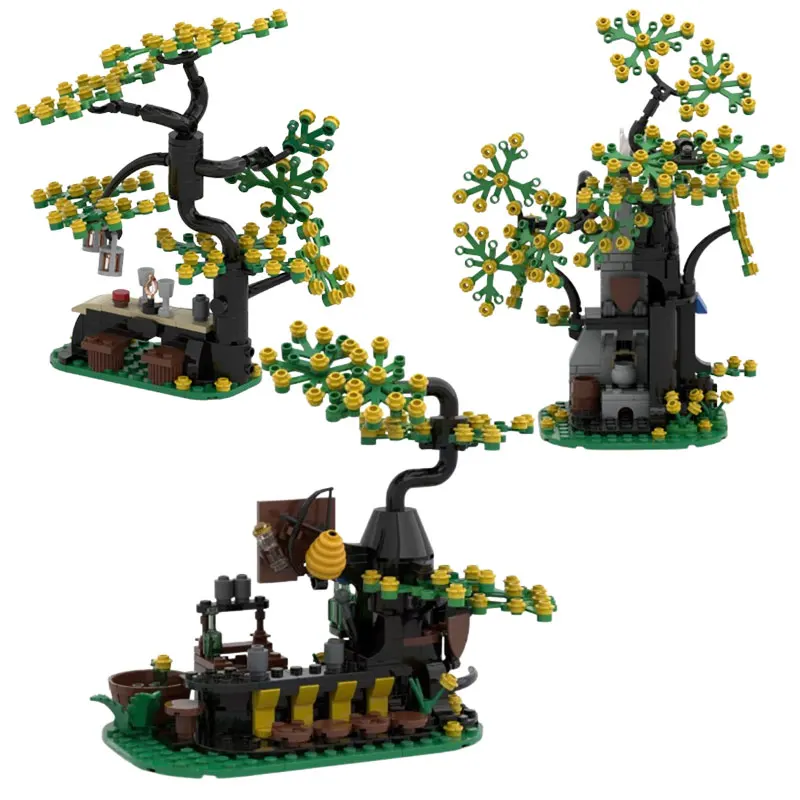 

Spot MOC-175476 174640 и другие лесные деревья DIY сборка мелких частиц строительные блоки развивающая игрушка модель подарочный набор орнамент