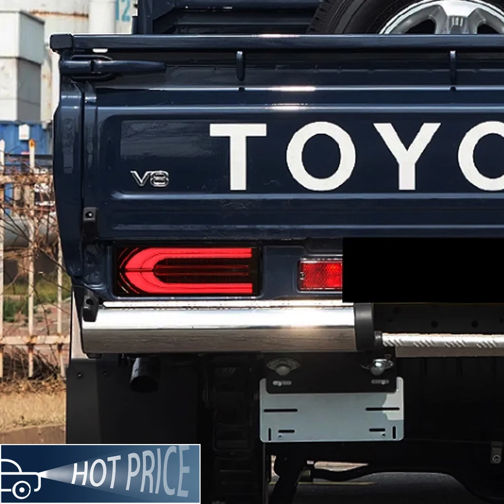 لتويوتا لاند كروزر LC79 1993-2023 مجموعة المصابيح الخلفية للسيارة ترقية LED المصد الخلفي الضوء الخلفي التوصيل والتشغيل أدوات الملحقات #2