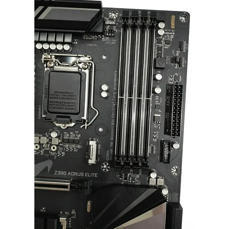 Used for Gigabyte Z390 AORUS ELITE LGA1151 Gaming Mainboard DDR4 8th/9th CPU With Baffle