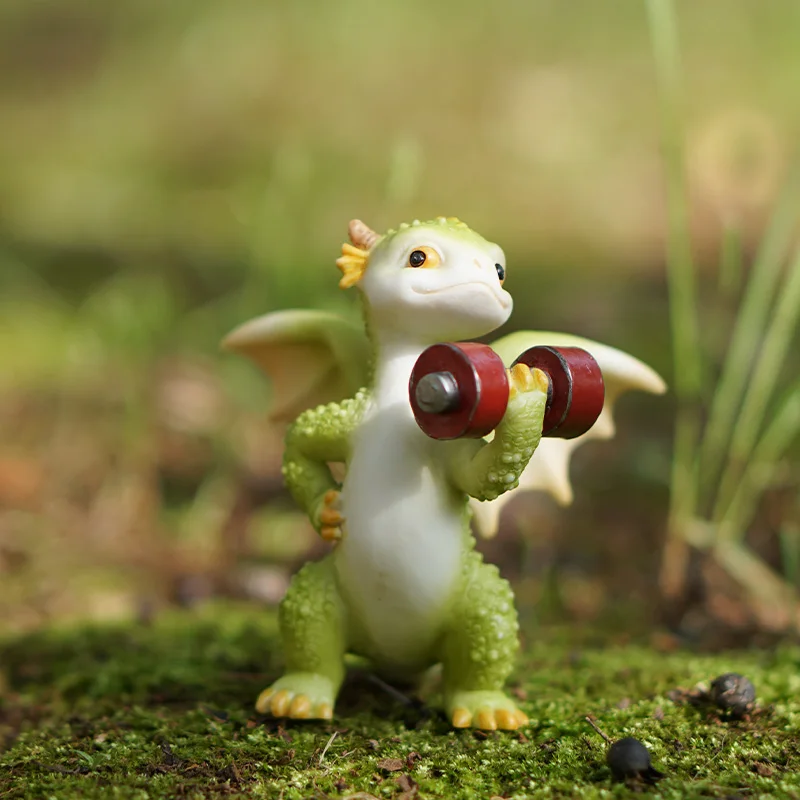 

Creative Sports Dinosaur Dragon Figurine Desktop Office Study Room Decoration Birthday Gift for Boys