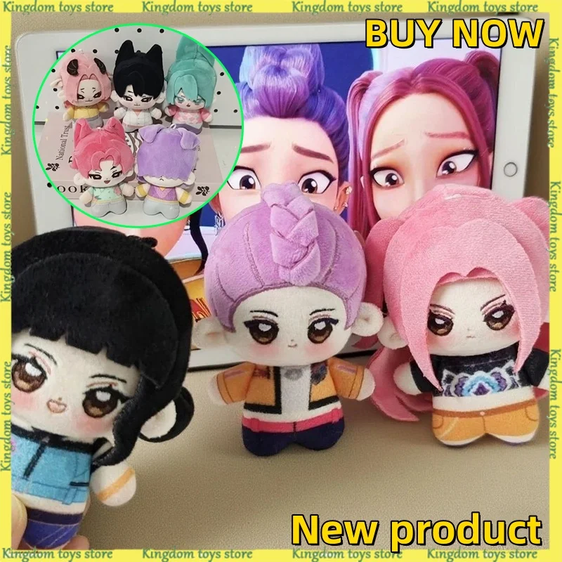 

Новый Kpop Demon Hunters кулон плюшевая кукла игрушки брелок мультфильм милые мягкие Saja Boys плюшевые куклы украшение комнаты для детей подарки