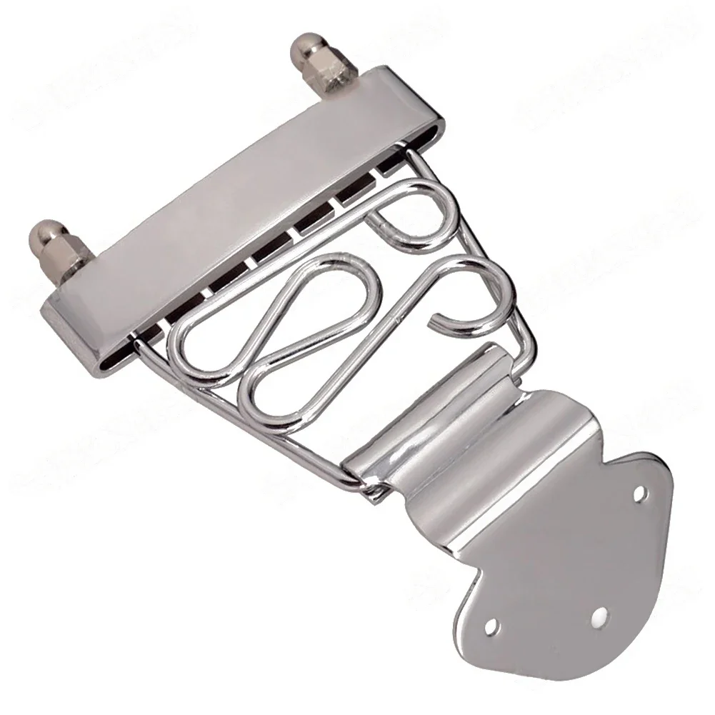 Trapeze Tailpiece Guitar Tailpiece Bridge Chord Plate Bridge Tailpiece 1pc 82.3*79mm Chrome/Black/Gold Enhance Electric Guitar