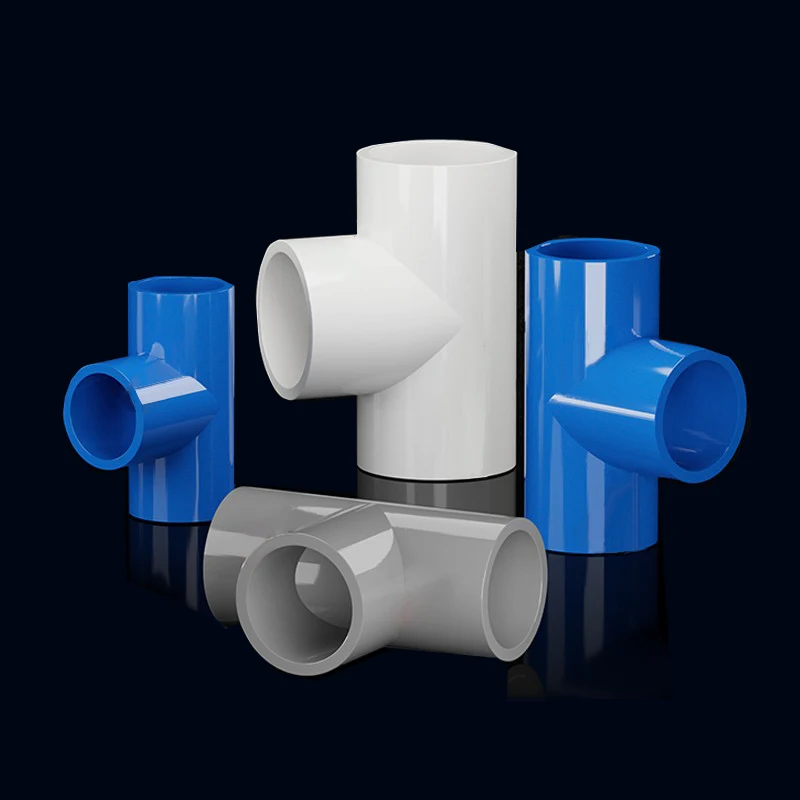 1–20 Stück, 20–40 mm, weißes PVC-Wasserrohr-T-Stück, gleicher Durchmesser, Verbindungsstücke, Wasserversorgungsrohre, Kunststoff-Abflussrohre – Detail 4