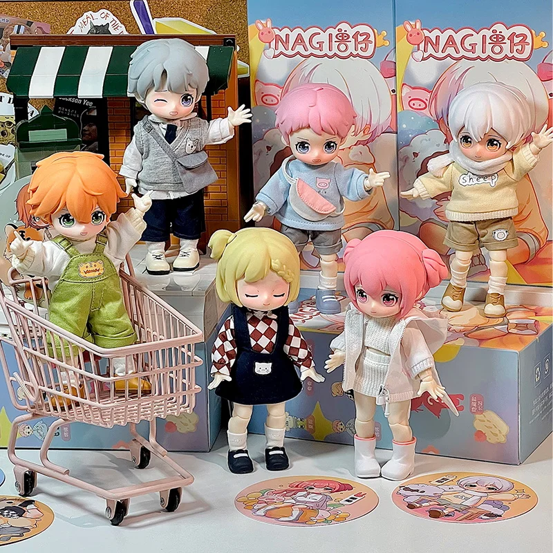 

NAGI Beast Kindergarten Series Obtisu11 Bjd Blind Box 1/12Bjd Dolls Caja Ciega Action Figures Toys Model Mystery Box Kawaii Doll