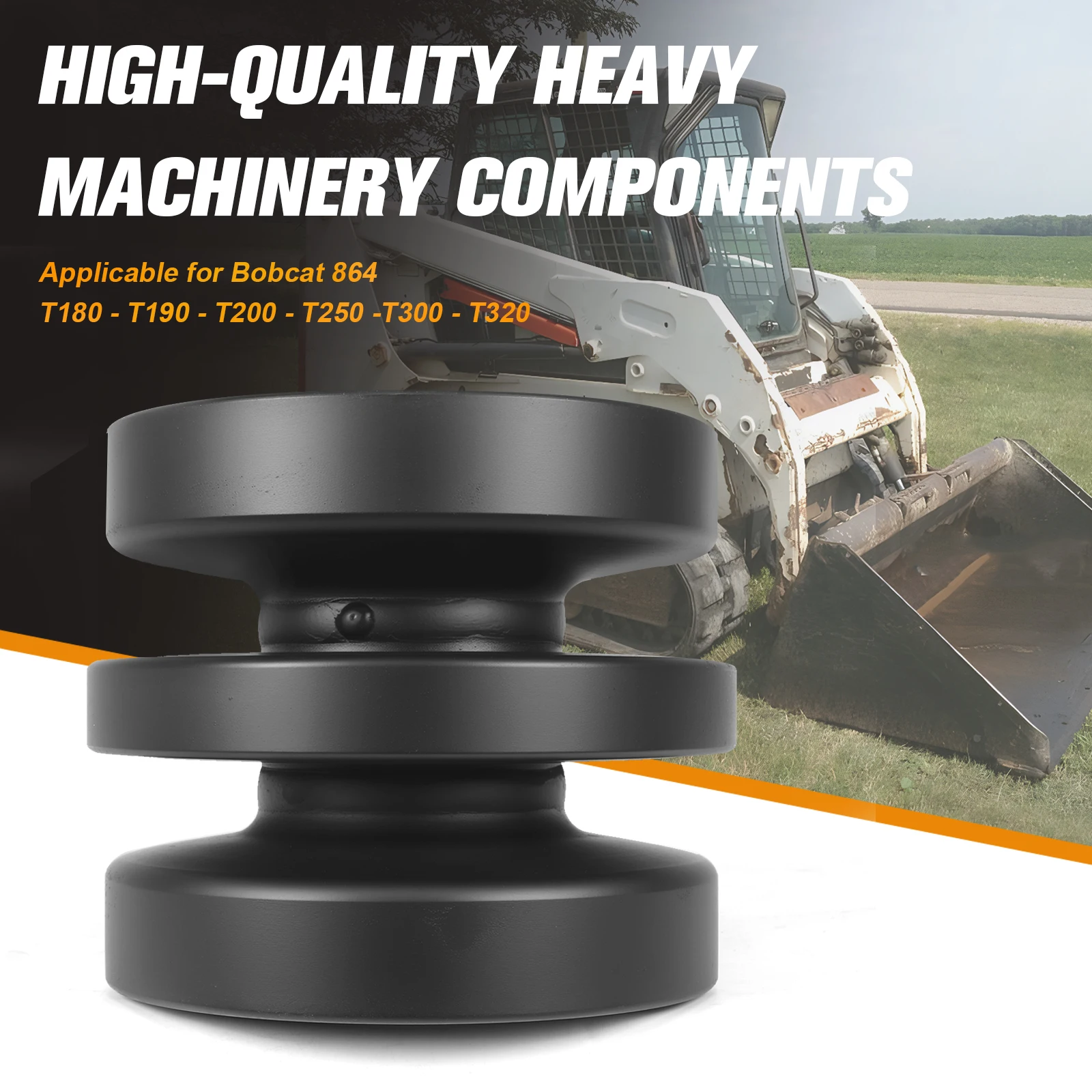 6689371 Bottom Roller Construction Machinery Parts Roller Bottom Track Roller Fits for Bobcat 864 T180 T190 T200 T250 T300 T320