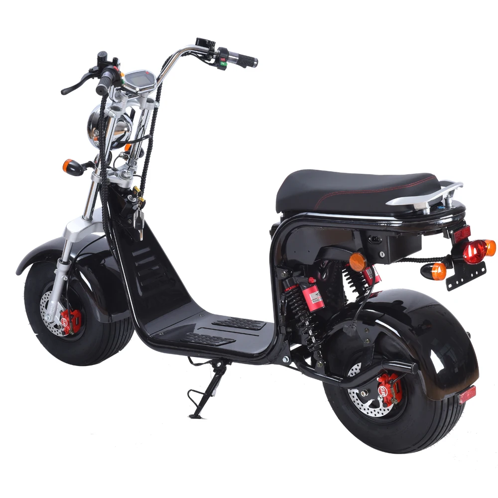 Free Shipping Fast Delivery to Bulgaria Adult Scooter Electric Motor Moped Shop EEC Big Wheel Removeable Battery 1500W 20Ah