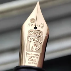 Tangmoon Creative No.6 Pen Nib Unit Physics Series/Schrödinger’s Cat/Adapted BOCK Pen Holder Fountain Pen Accessories