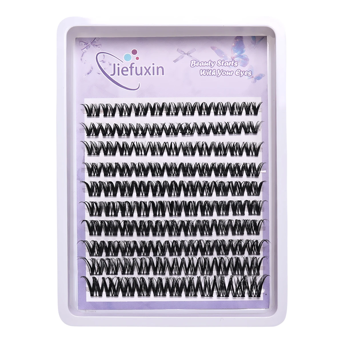 Wimperncluster-Erweiterungen, natürliches Aussehen, Wimpern, D-Locken, flauschige Cluster-Wimpern, DIY-Wimpern – Detail 6