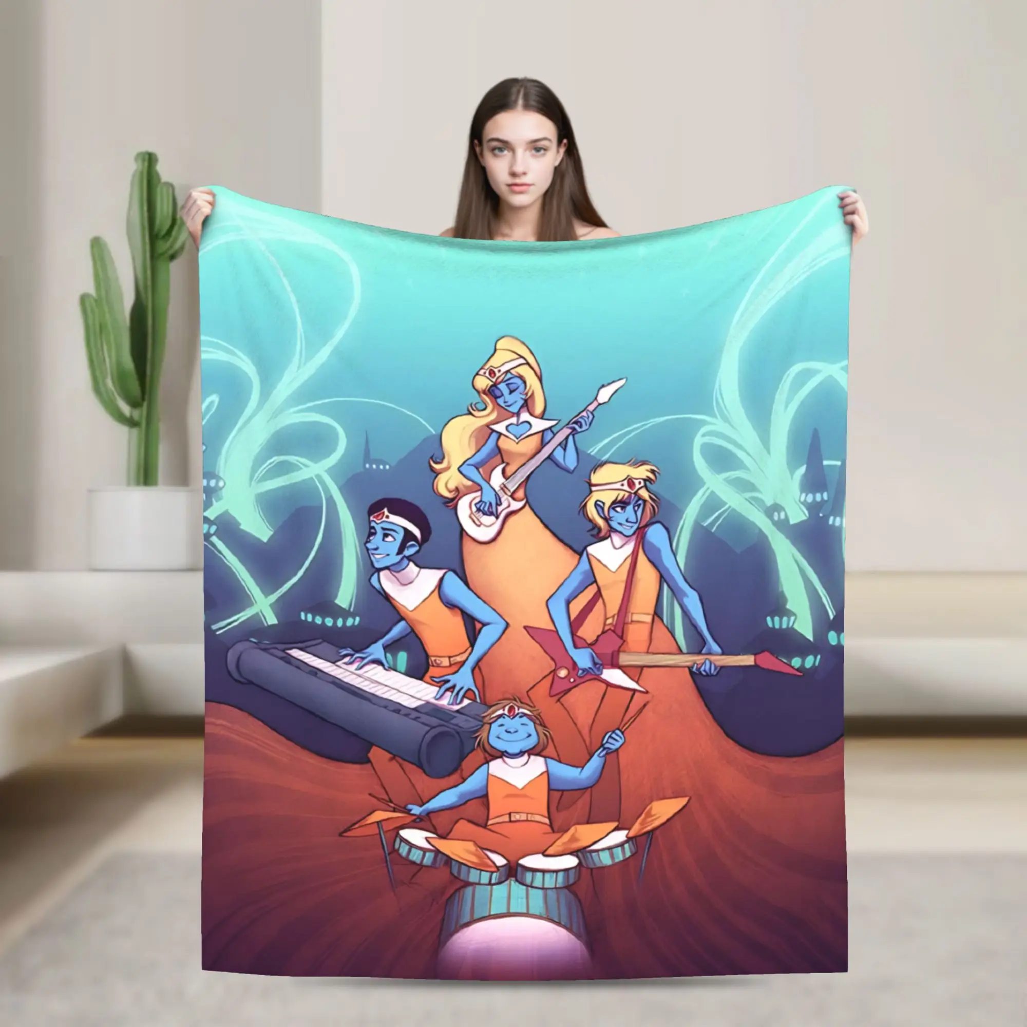 Stella Octave Arpegius Baryl Blankets Interstella 5555 Wool Awesome Warm Throw Blanket for Bed Sofa Textile Decor