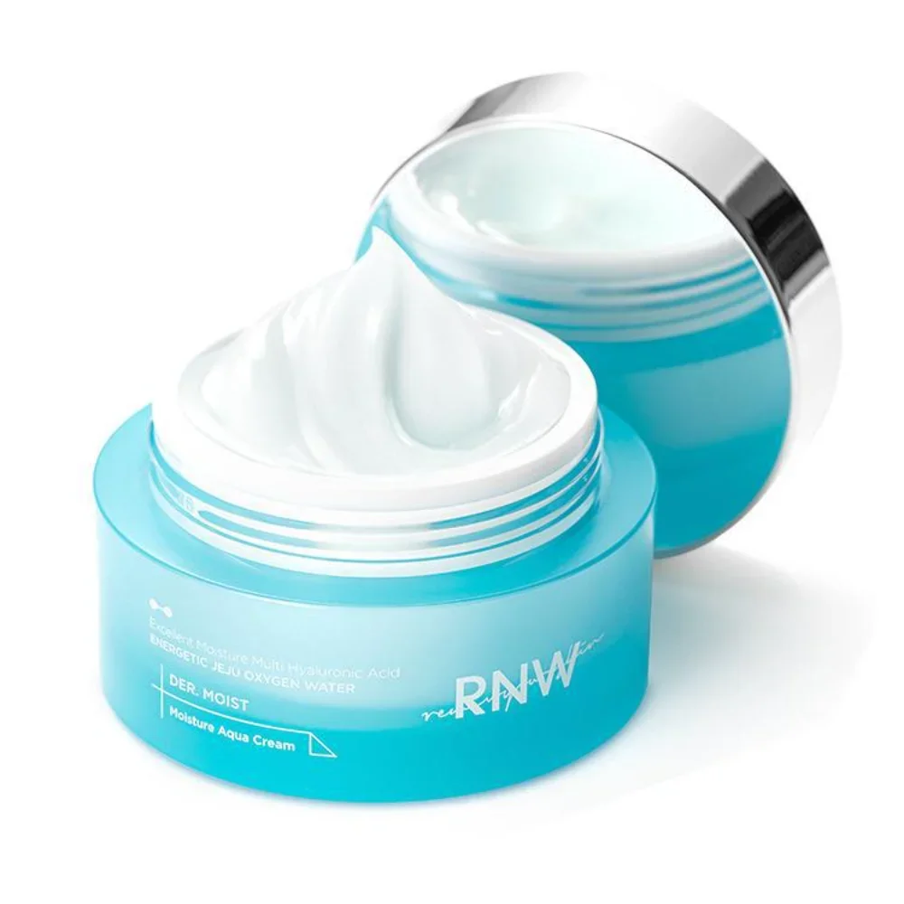 

RNW Moist Aqua Cream Excellent Moisture Multi Hyaluronic Acid Energetic Jeju Oxygen Water Nourishing Hydration Korean Skin Care