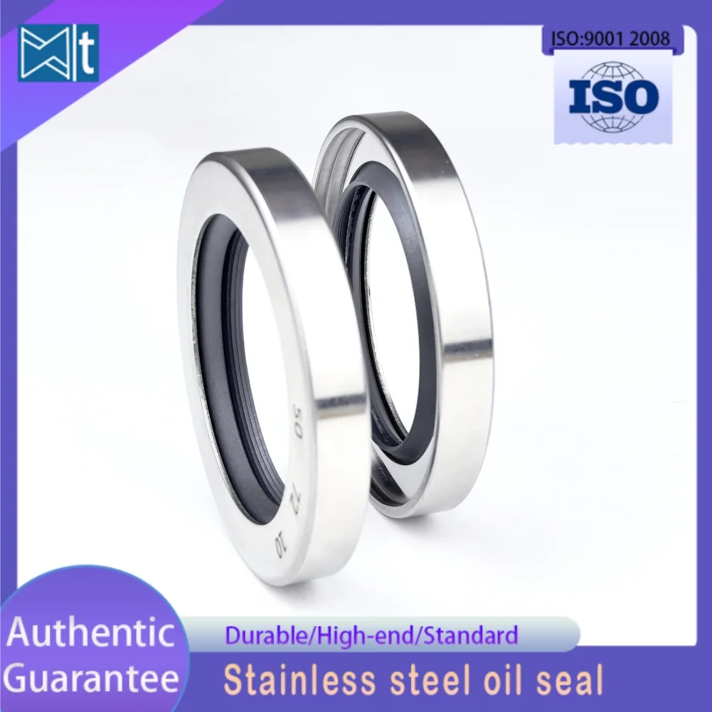 

High Quality B2PT ID:80/85*OD:95/100/105/110*10/12/15mmPTFE Oil Seal Stainless Steel Shaft Seal Screw Air Compressor ISO 9001