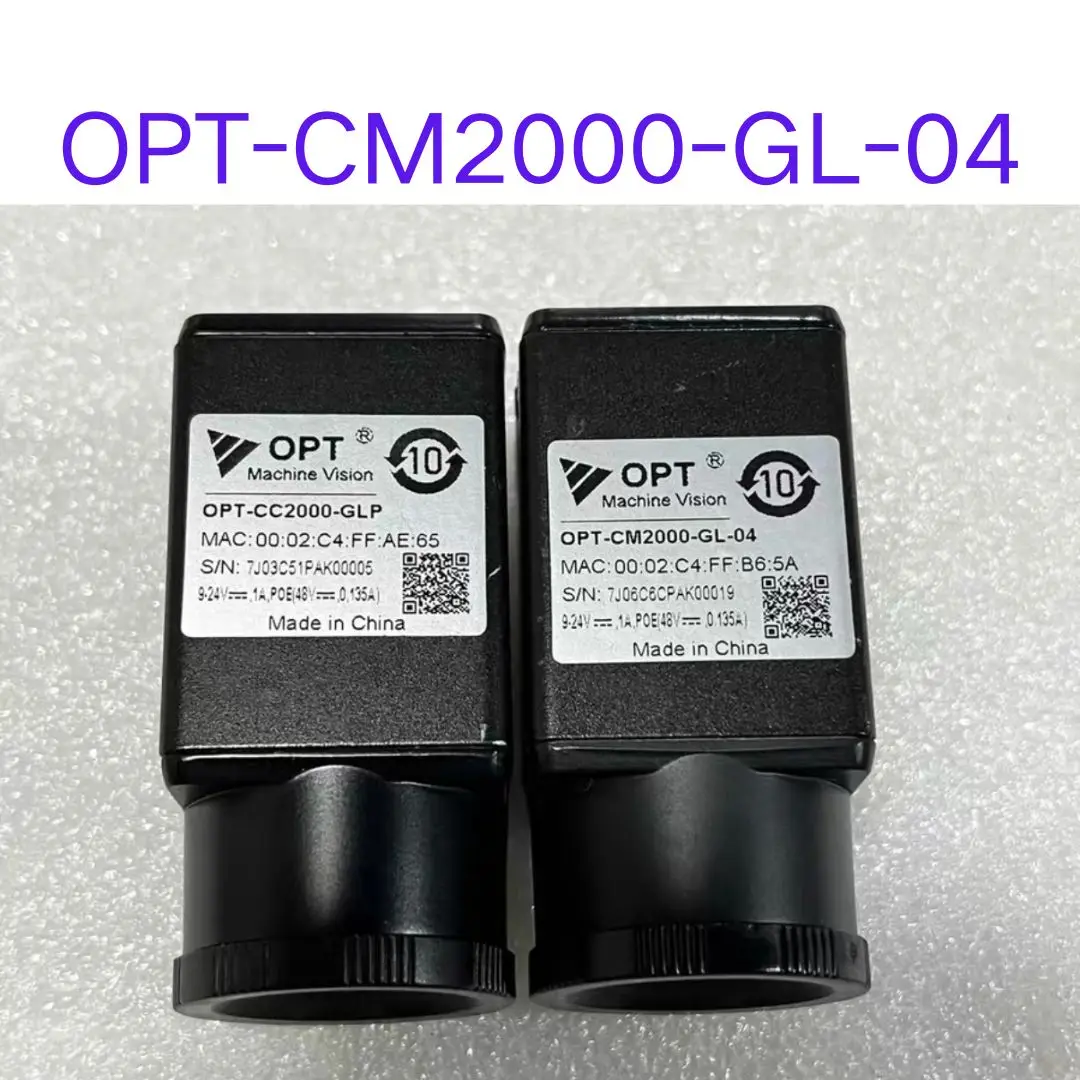 Used Industrial camera OPT-CM2000-GL-04 test OK