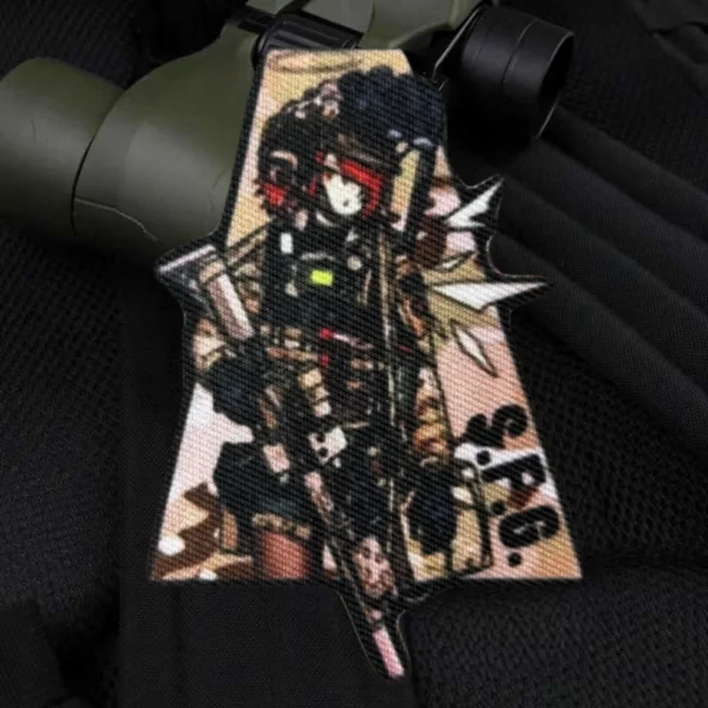 

Girl Frontline Printing Patch Anime Military Hook and Loop Morale Badge Backpack Hat Decorative Sticker DIY Patches for Clothing