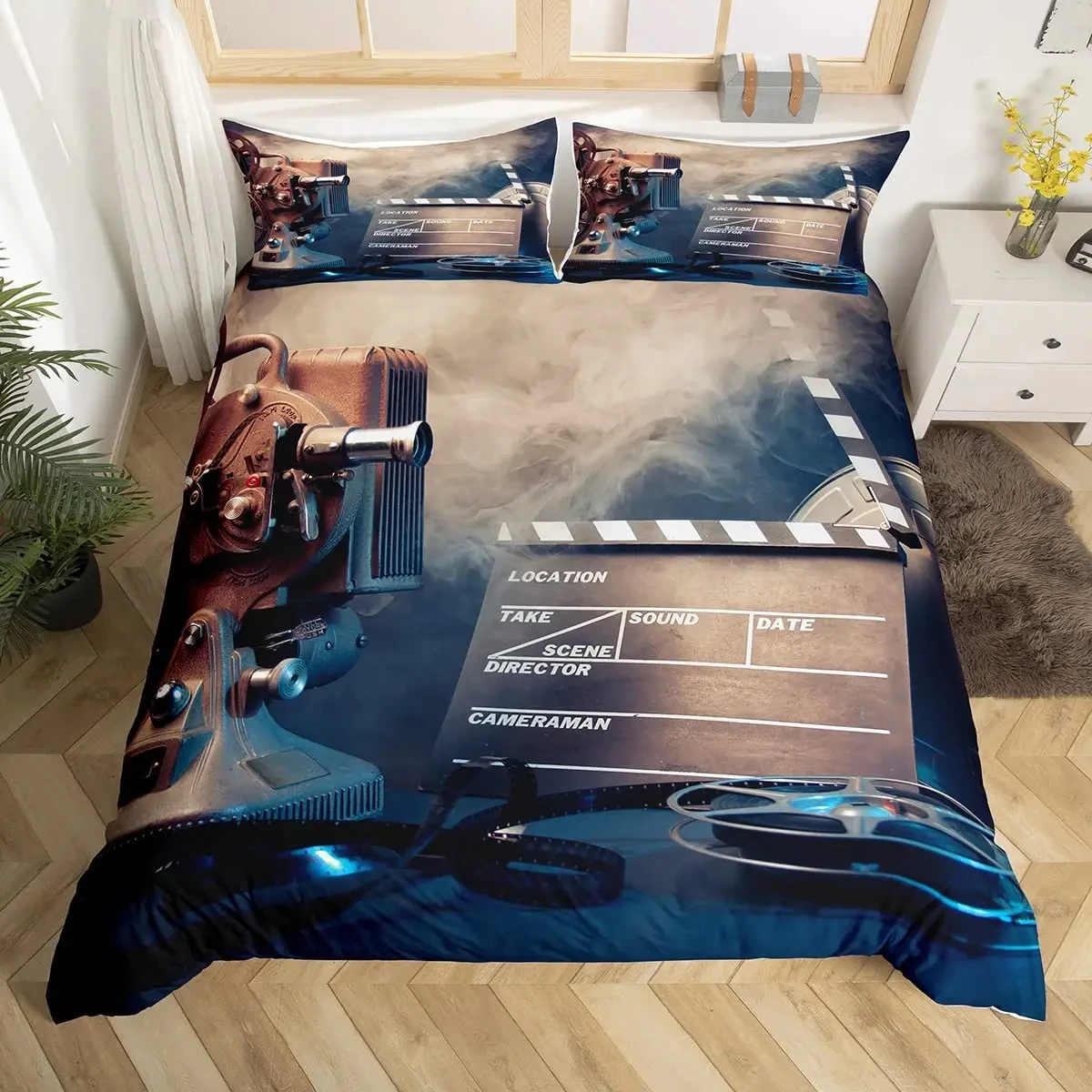 juego-de-ropa-de-cama-con-tematica-cinematografica-estilo-cine-funda-de-edredon-individual-o-queen-para-ninos-ninas-y-familias-decoracion-de-cine-en-casa