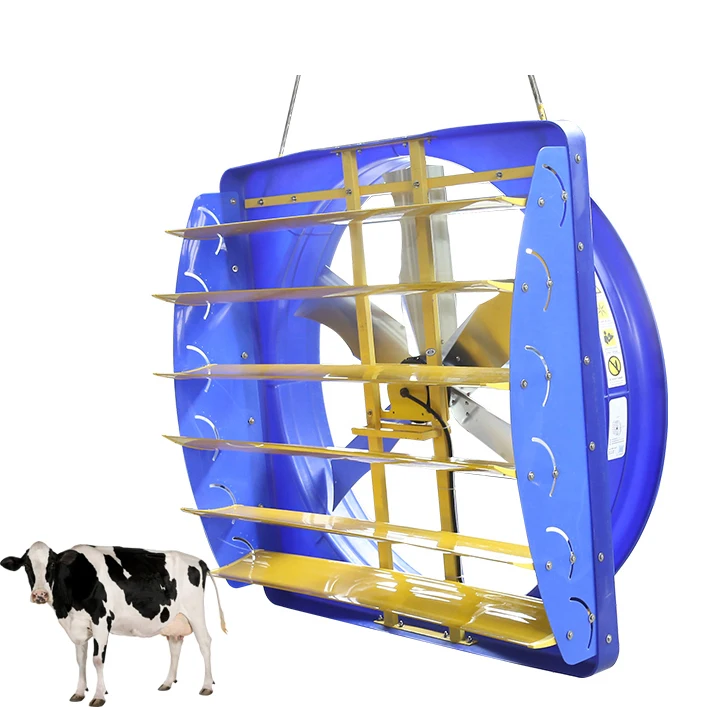 مروحة تهوية مزرعة الدواجن 72 بوصة مروحة توزيع محرك كهربائي ارتفاع تدفق الهواء APP التحكم