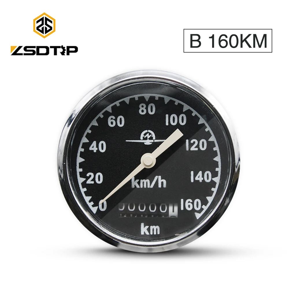 ZSDTRP 0-160 Km/h 0-120 Km/h Headlight Inner Speedometer LCD Display Used at KC750 Side Motorcycle Case For Bmw R12 R71 M-72