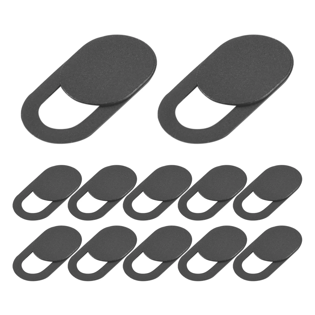High-end Laptop Webcam Cover Slide 12 Pack, Ultra Thin Laptop Camera Cover Slide for MacBook, iPhone, Computer, Laptop, Dell, PC