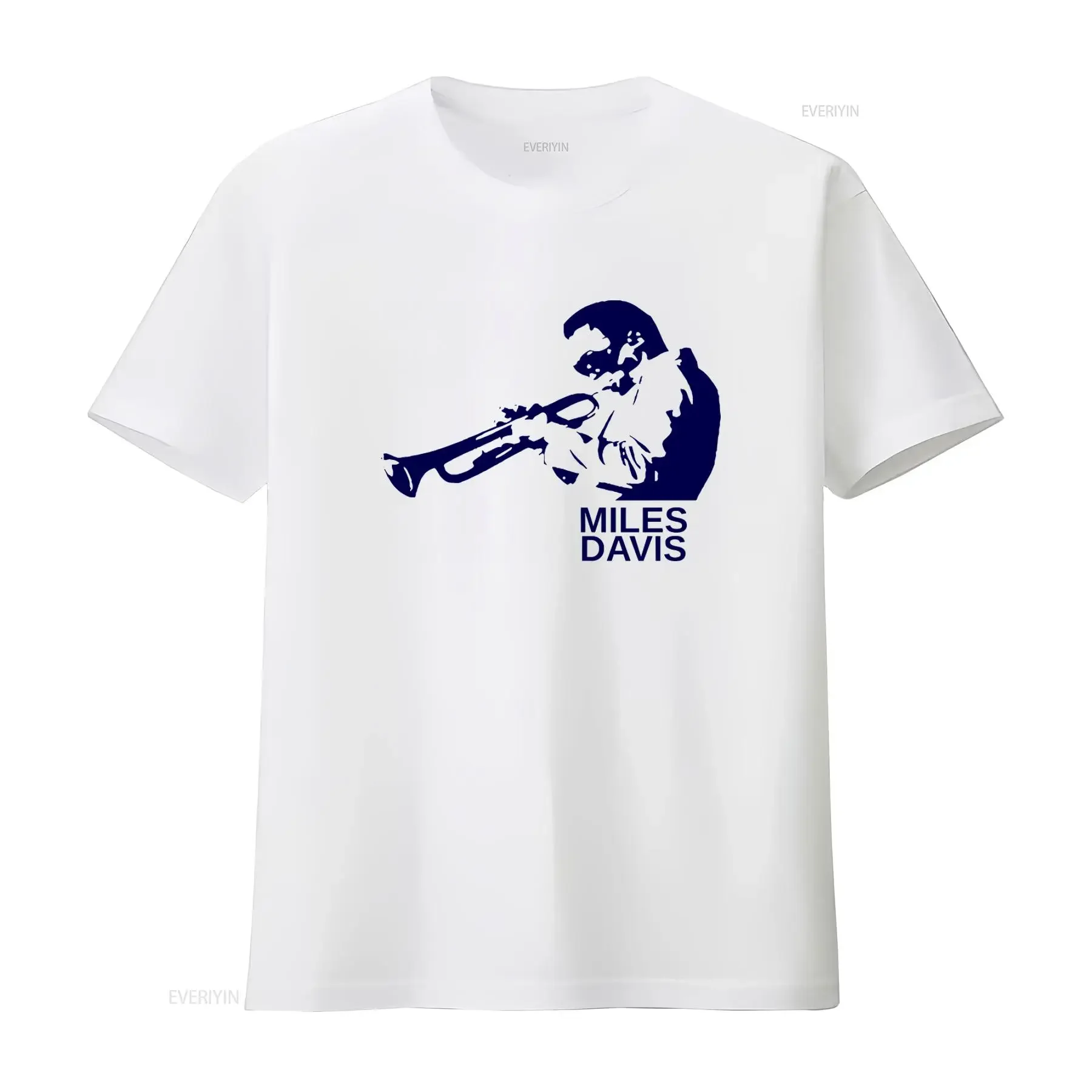 Miles Davis Jazz Legend Tribute Men's T Shirt Vintage Style Print for Music Lovers vintage Washed streetwear Slightly fashion