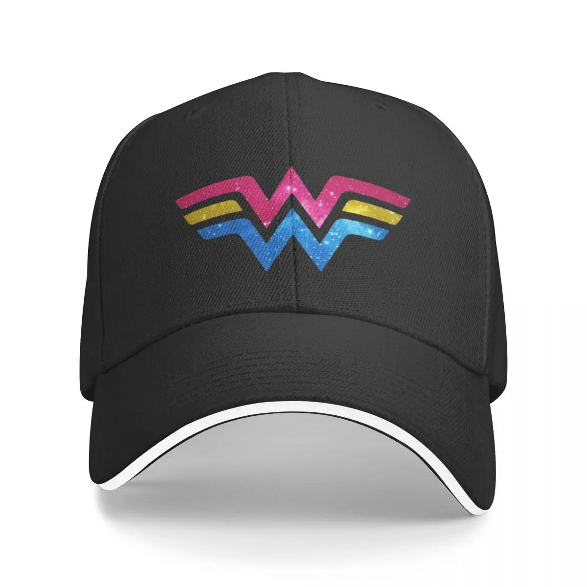 

Wonder Pride Classic Sandwich Brim Baseball Cap - Adjustable Unisex Hat for Sports and Sun Protection
