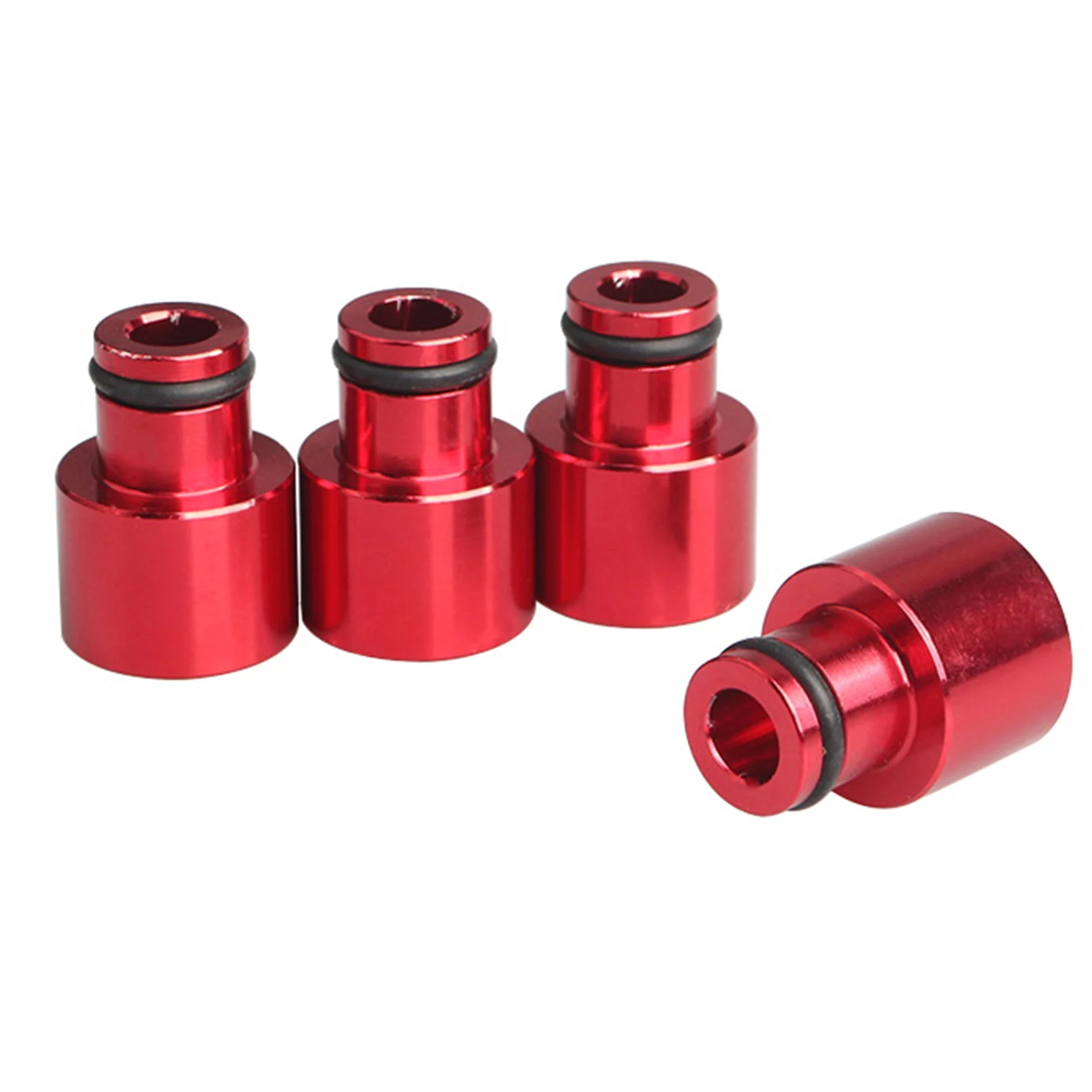

4PCS Fuel Injector Adapters Hat Fuel Nozzle Spacers Extenders Car Top Cap Accessories For B16 B18 D16Z D16Y
