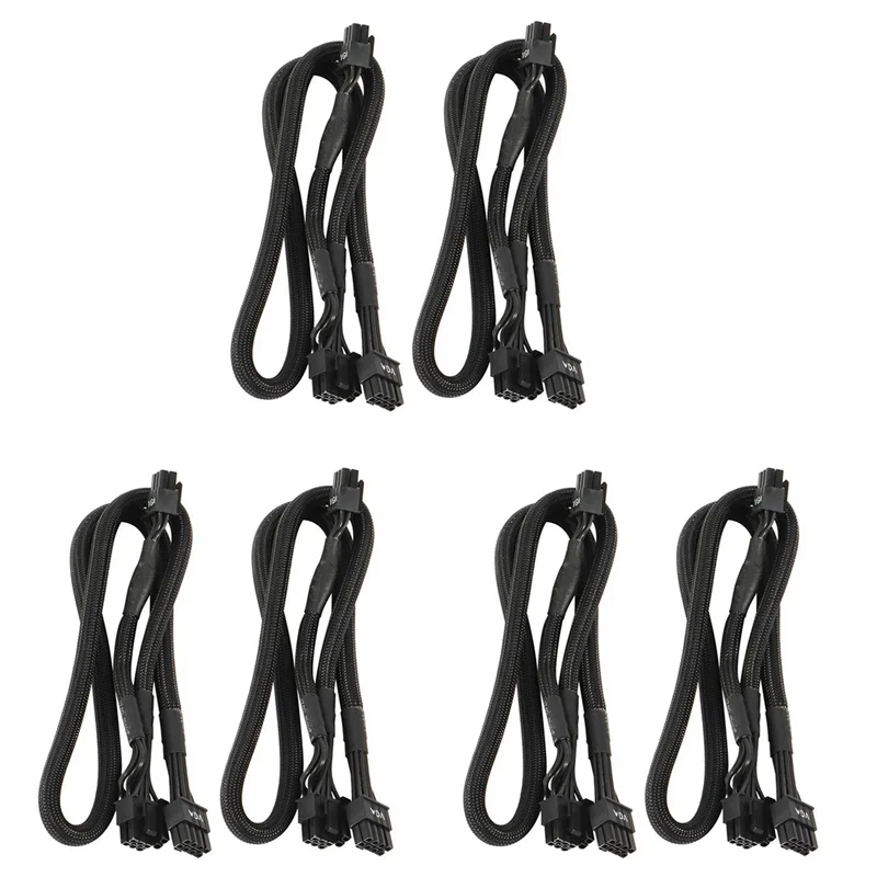 6 حزمة 8 دبوس إلى المزدوج 8 دبوس 6 دبوس PCIE VGA كابل إمداد الطاقة ل EVGA Supernova G2 G3 G5 P2 T2 GS G + 650 750 850 1000