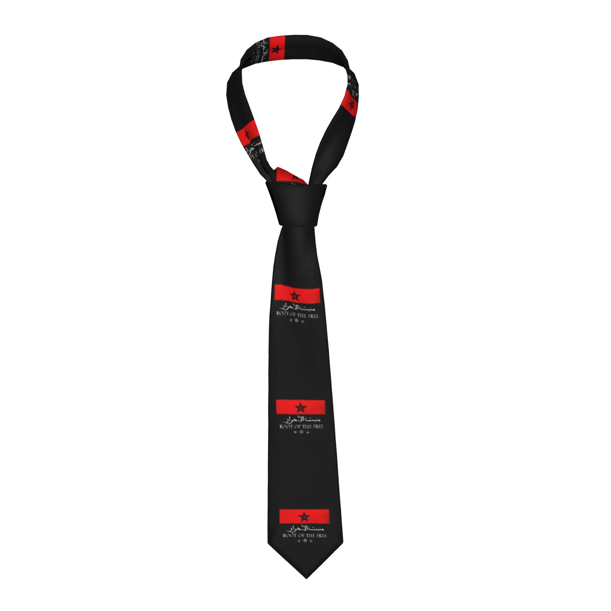 Formal Morocco Flag  Necktie Men Silk  Party Tie