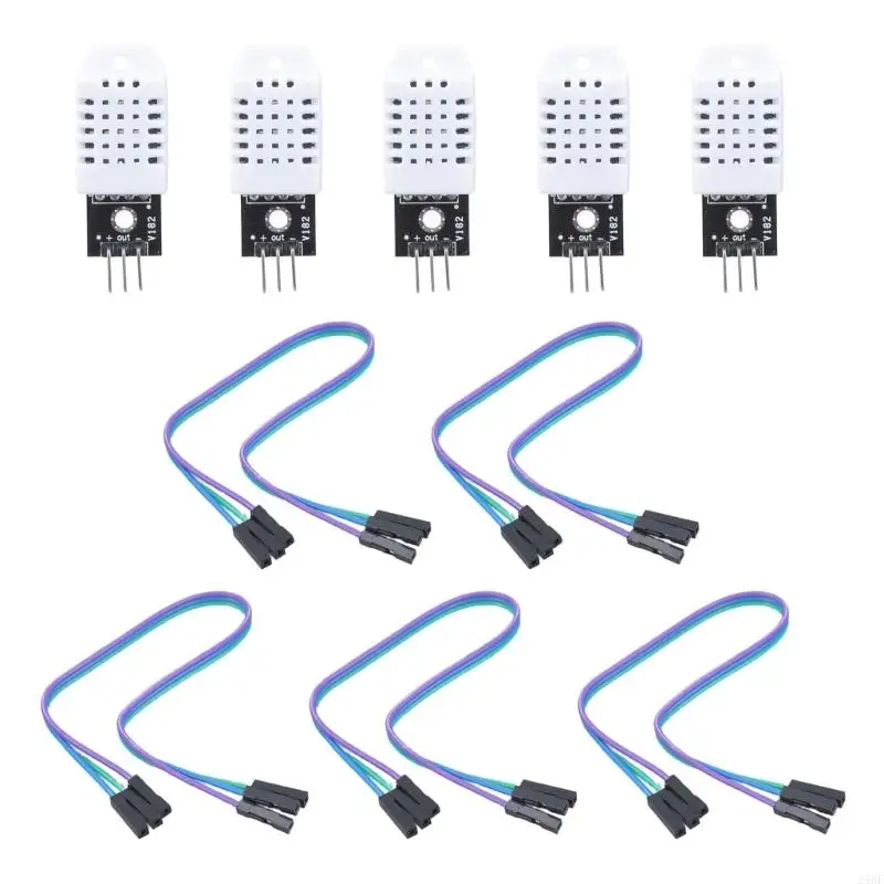 

28GF Set Of 5 Temp Humidity Sensors Measurement Module set for Develope Raspberry