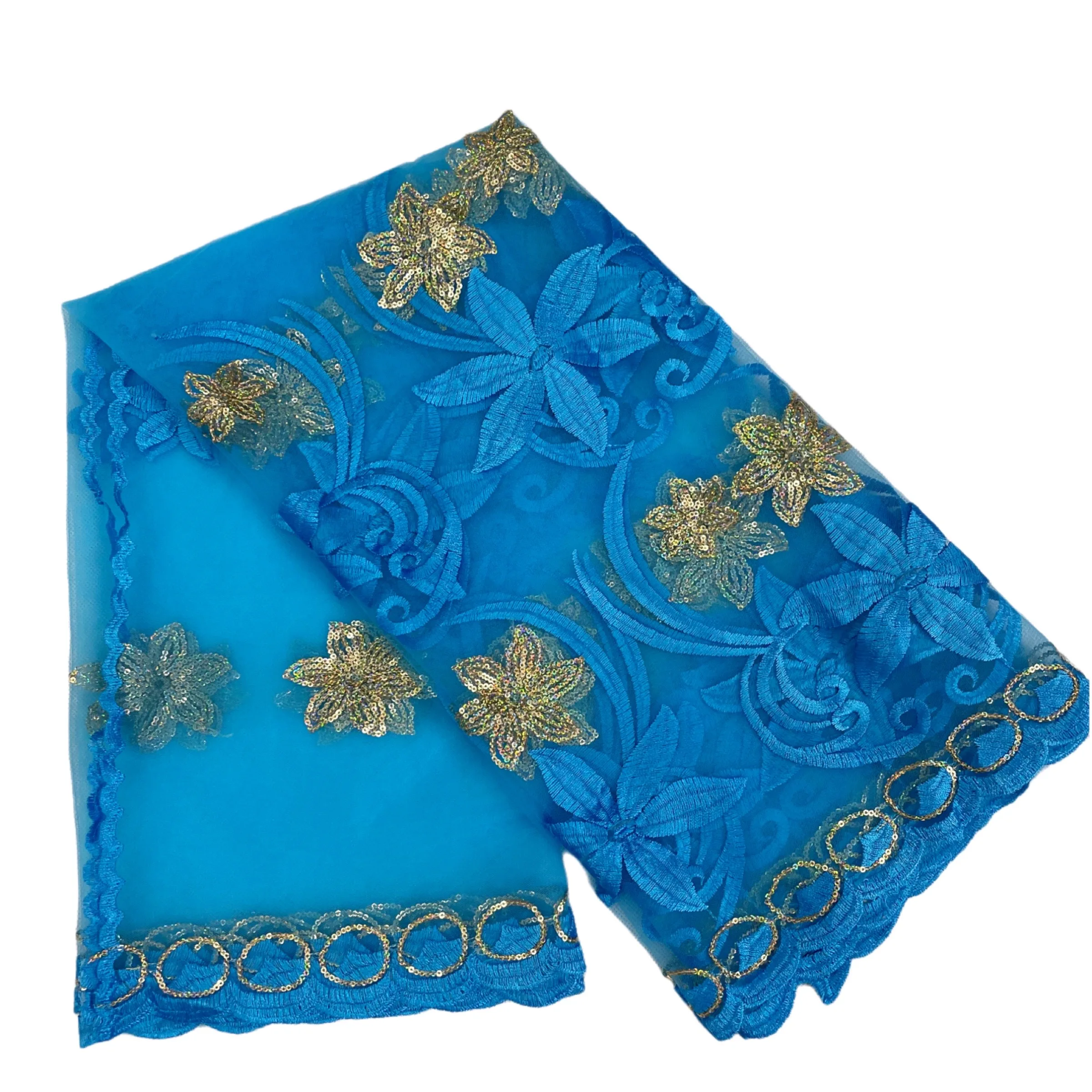 2022African Muslim Scarf Turban Women Net Scarfs Islamic Hijab Pashmina Sequin Embroider Ramadan Dubai Headband for Lady