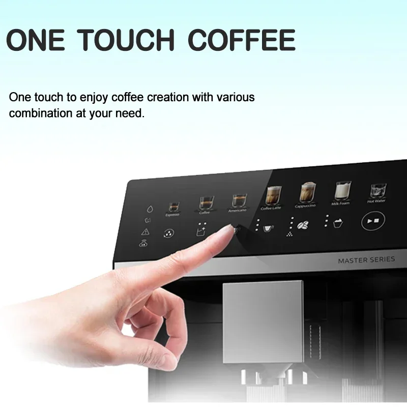 

Лидер продаж M3 Bean To Cup Milk Expresso Капучино Эспрессо-машина Кофеварка Полностью автоматическая кофемашина с кофемолкой