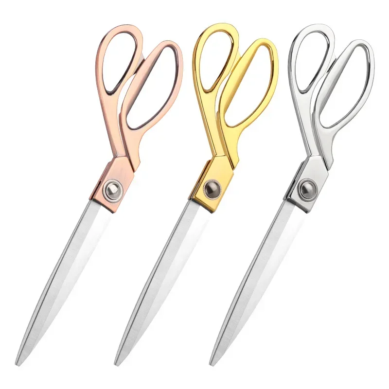 Professional Sewing Scissors Stainless Steel Tailor Scissors 8/9/10inch Fabric Cloth Cutter Diy Sewing Tools and Accessories 가위