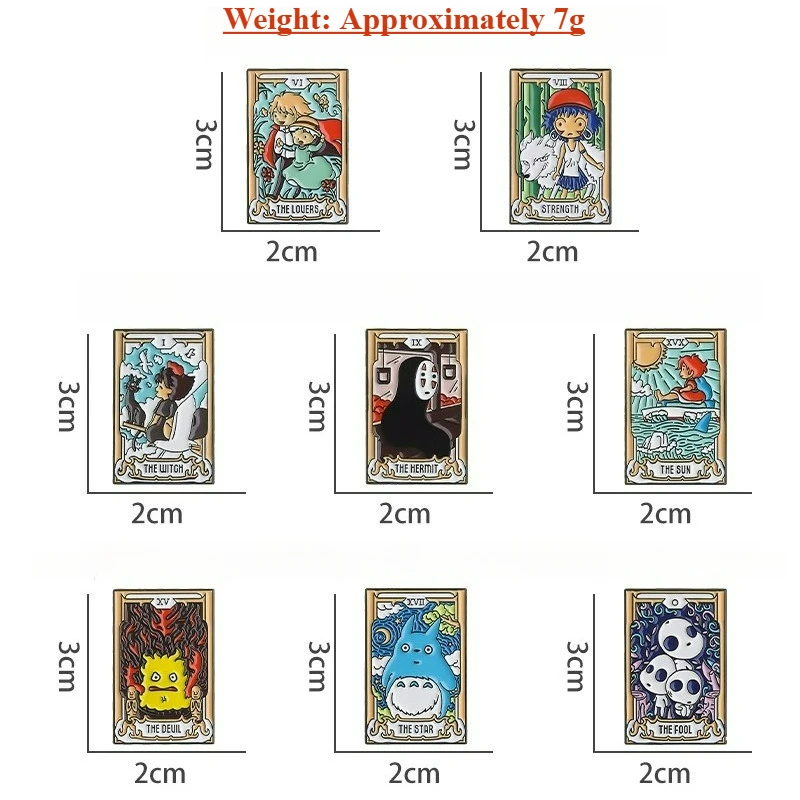 Dark Original Series Comic Metal Badges Spilla Brooches Pins Clothing Backpacks Personalized Diy Trendy Decorative Accessories