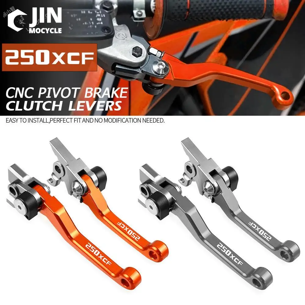 

For K-T-M 250XCF XCFW 2007 -2018 250 XCF Motocross Foldable Pivot Dirt Bike Brake Clutch Lever Cable Lever Handle Aluminum Parts