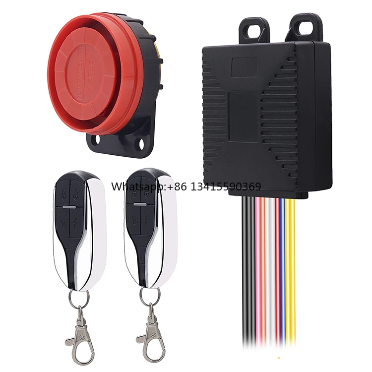 One Way Control E-Bike Alarm System Anti-Theft Alarm for Motorcycle